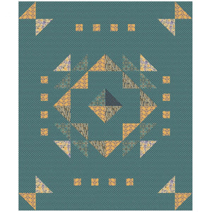 Urban Meadow - Evergreen Quilt Pattern
